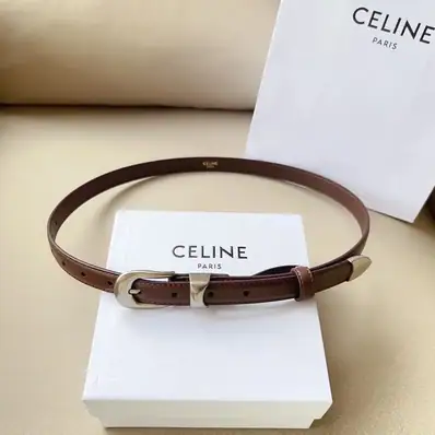Celine Leather Belt — belt, real photo