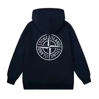 Stone Island Compass Logo Hooded Sweatshirt — hoodie, real photo