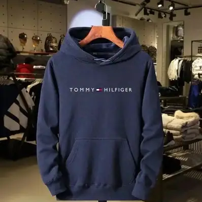 Tommy Hilfiger Logo Hoodie — hoodie, real photo