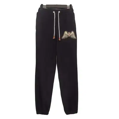 MONCLER GENIUS PALM ANGELS Fleece-knit Sweatpants with — jacket, real photo