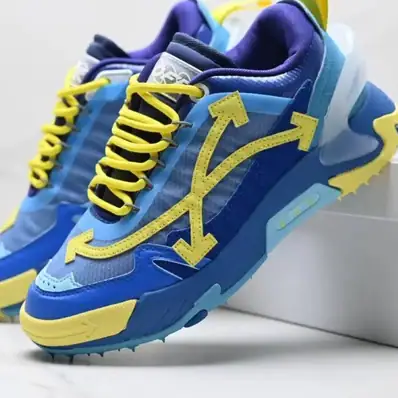 Off White Chunky Sneakers — sneakers, real photo