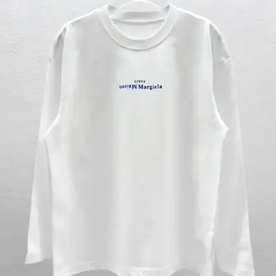 Maison Margiela Paris Long Sleeve T-Shirt — T-shirt, real photo