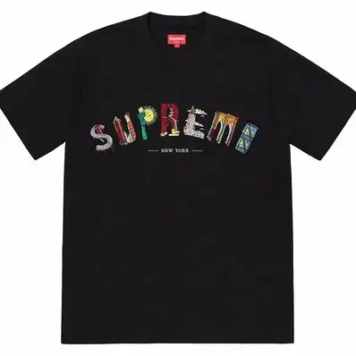 Supreme Burberry collaboration T-shirt TEE 7491086075 — T-shirt, real photo
